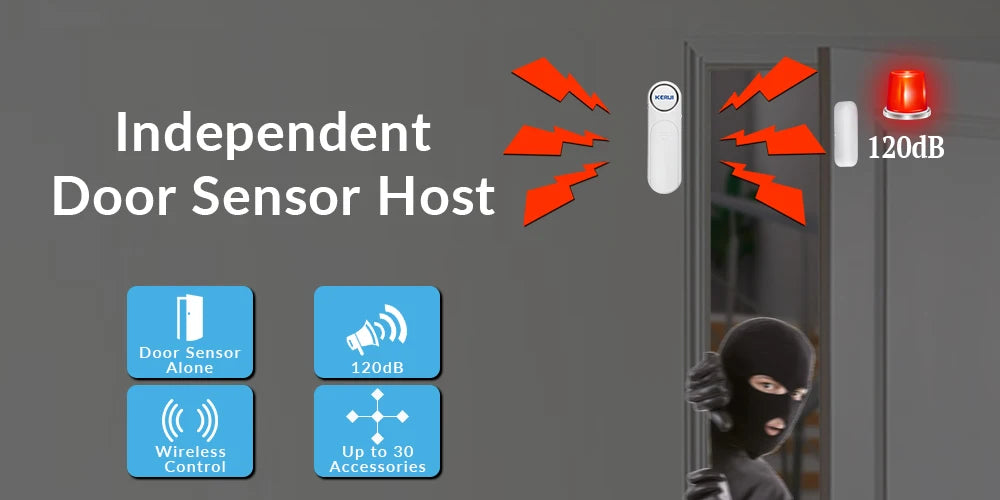 KERUI D121 Wireless Door & Window Sensor Alarm 120dB