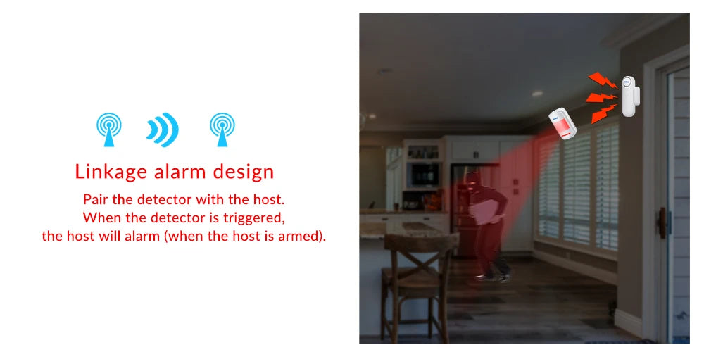 KERUI D121 Wireless Door & Window Sensor Alarm 120dB