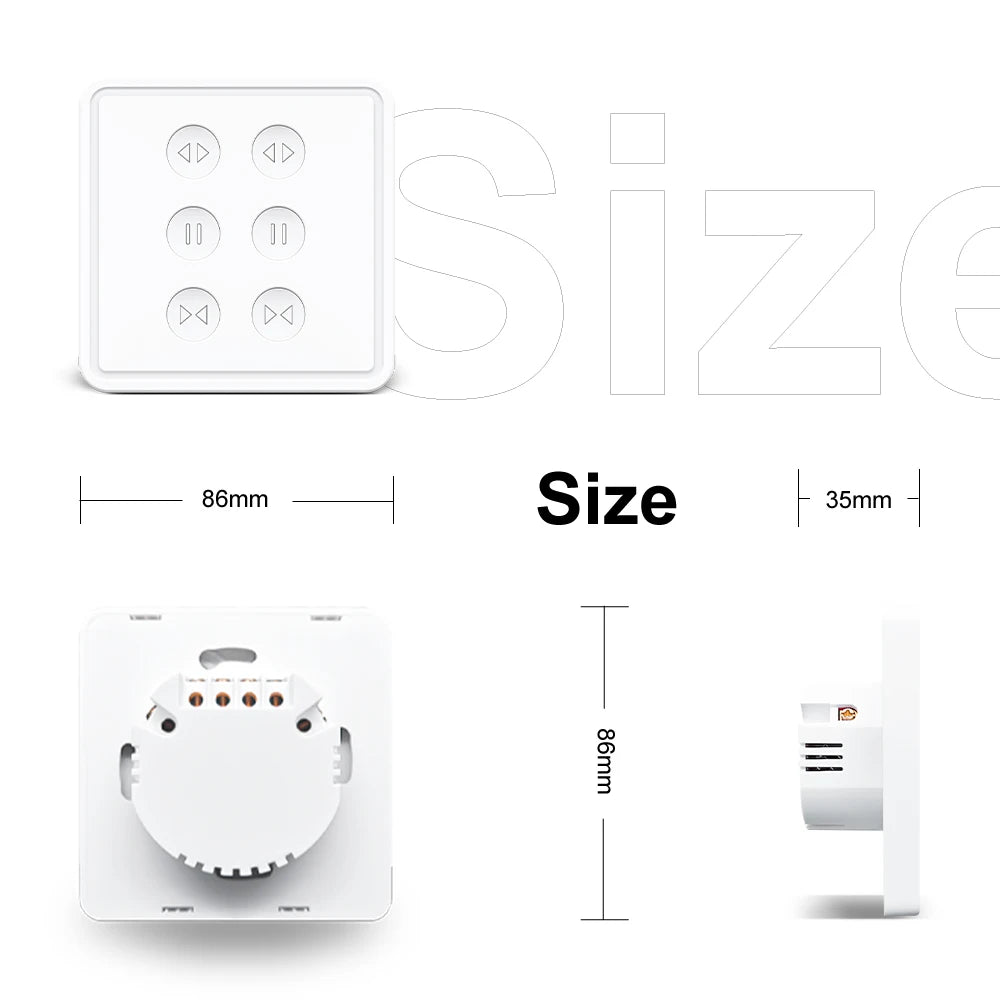 Tuya Smart WiFi Curtain Blind Switch EU
