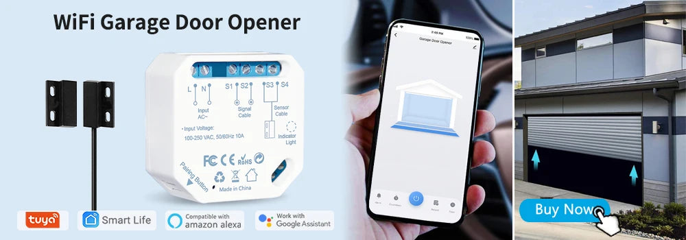 Tuya Smart WiFi Curtain Blind Switch EU