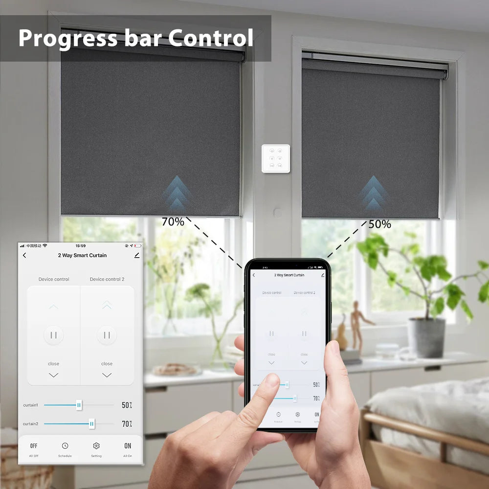 Tuya Smart WiFi Curtain Blind Switch EU