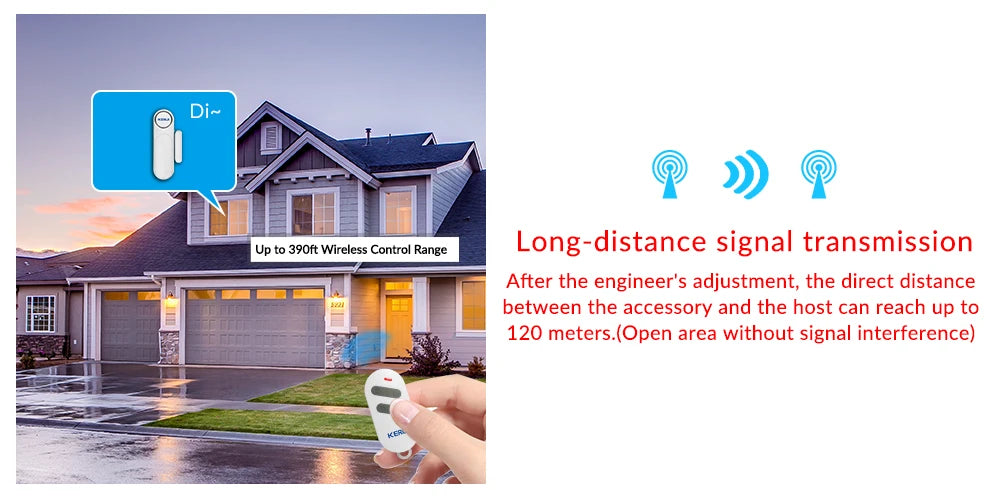 KERUI D121 Wireless Door & Window Sensor Alarm 120dB