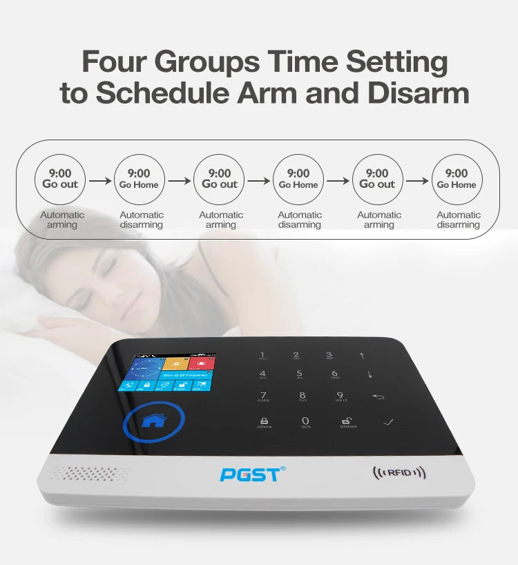 PGST 103 4G WiFi GSM Home Security System