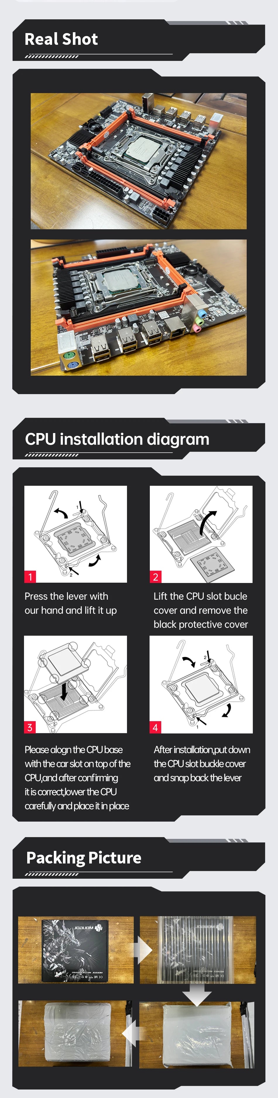 MOUGOL X99 Motherboard Set with Intel Xeon E5-2680 V4