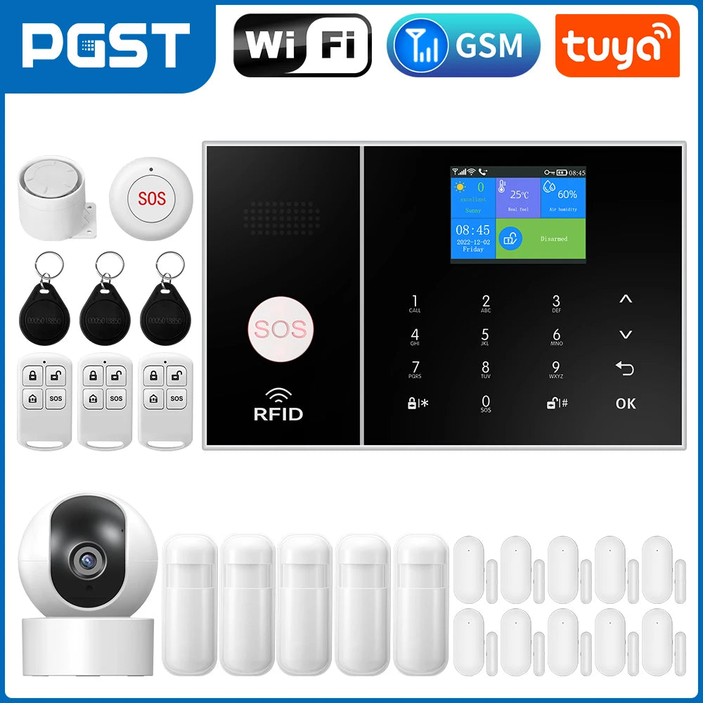 PGST WiFi GSM Smart Home Alarm System with Tuya App