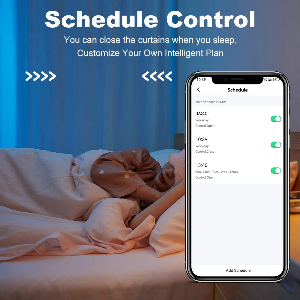 Tuya 155MM Smart Curtain Motor