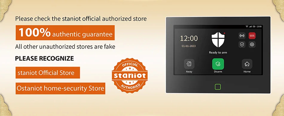 Staniot 7" Smart Home Alarm System
