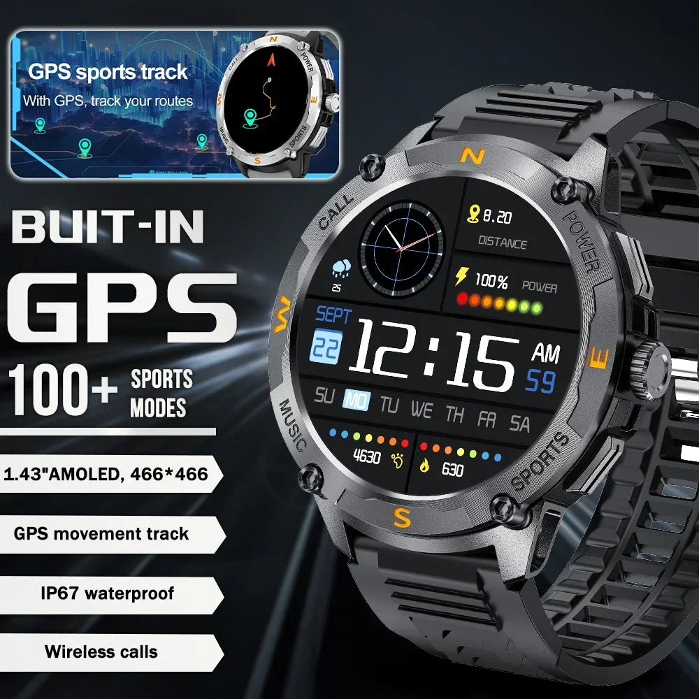 Outdoor Smart Watch – 5 Satellite GPS