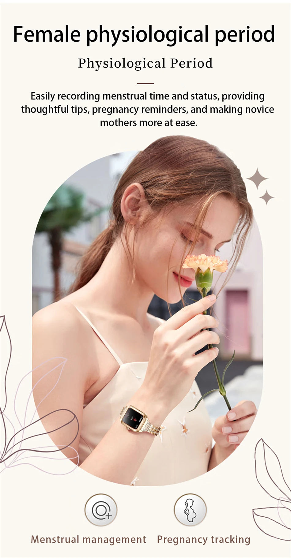 LIGE Women’s Smart Watch – Fashion Bracelet