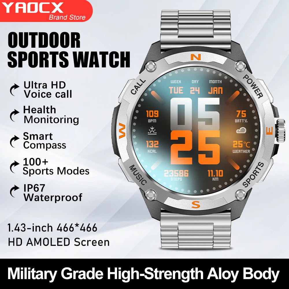 Outdoor Smart Watch – 5 Satellite GPS