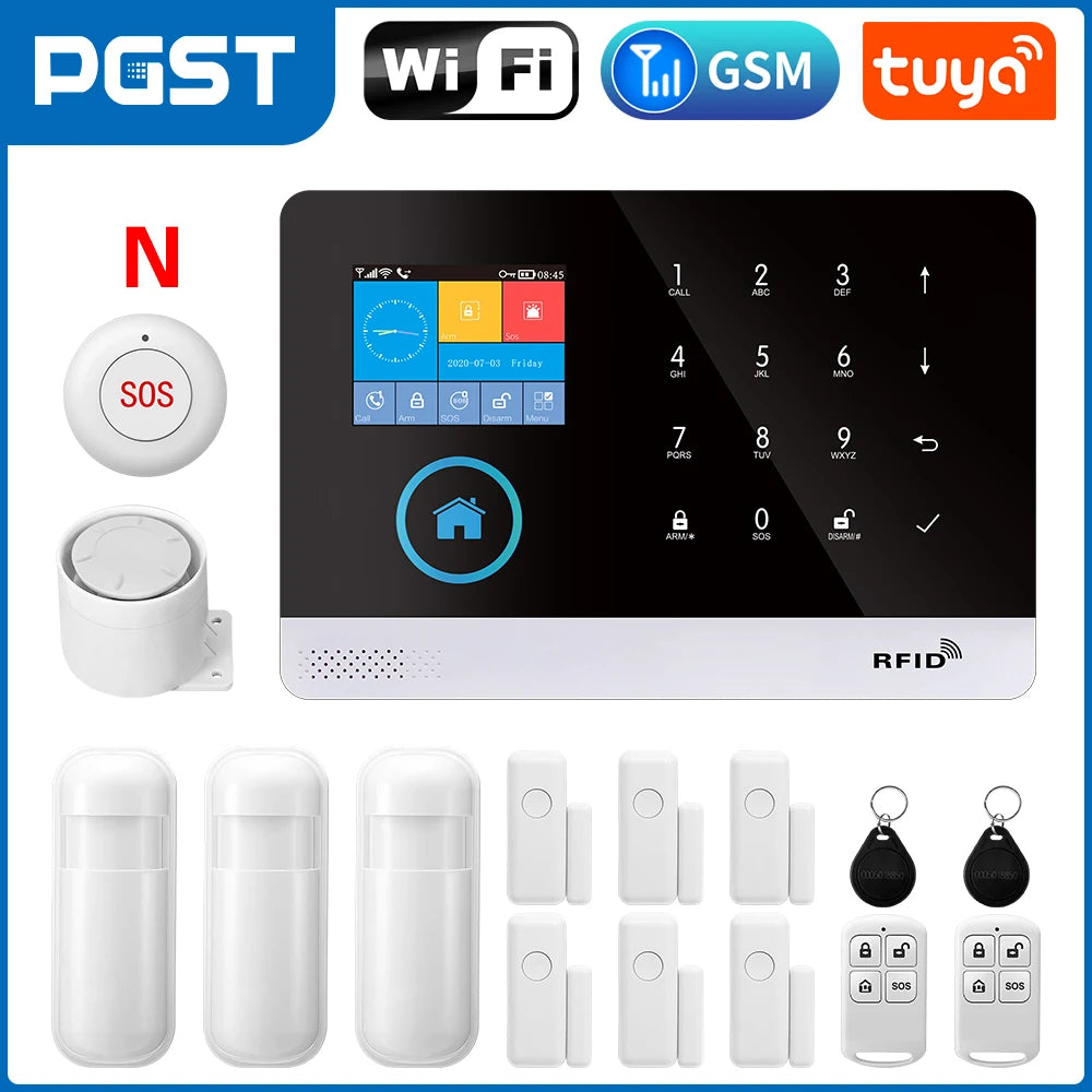PGST 103 4G WiFi GSM Home Security System