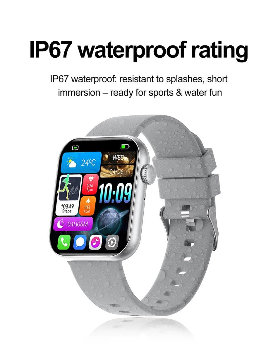 2025 Smart Watch – Full Touch, Bluetooth Call