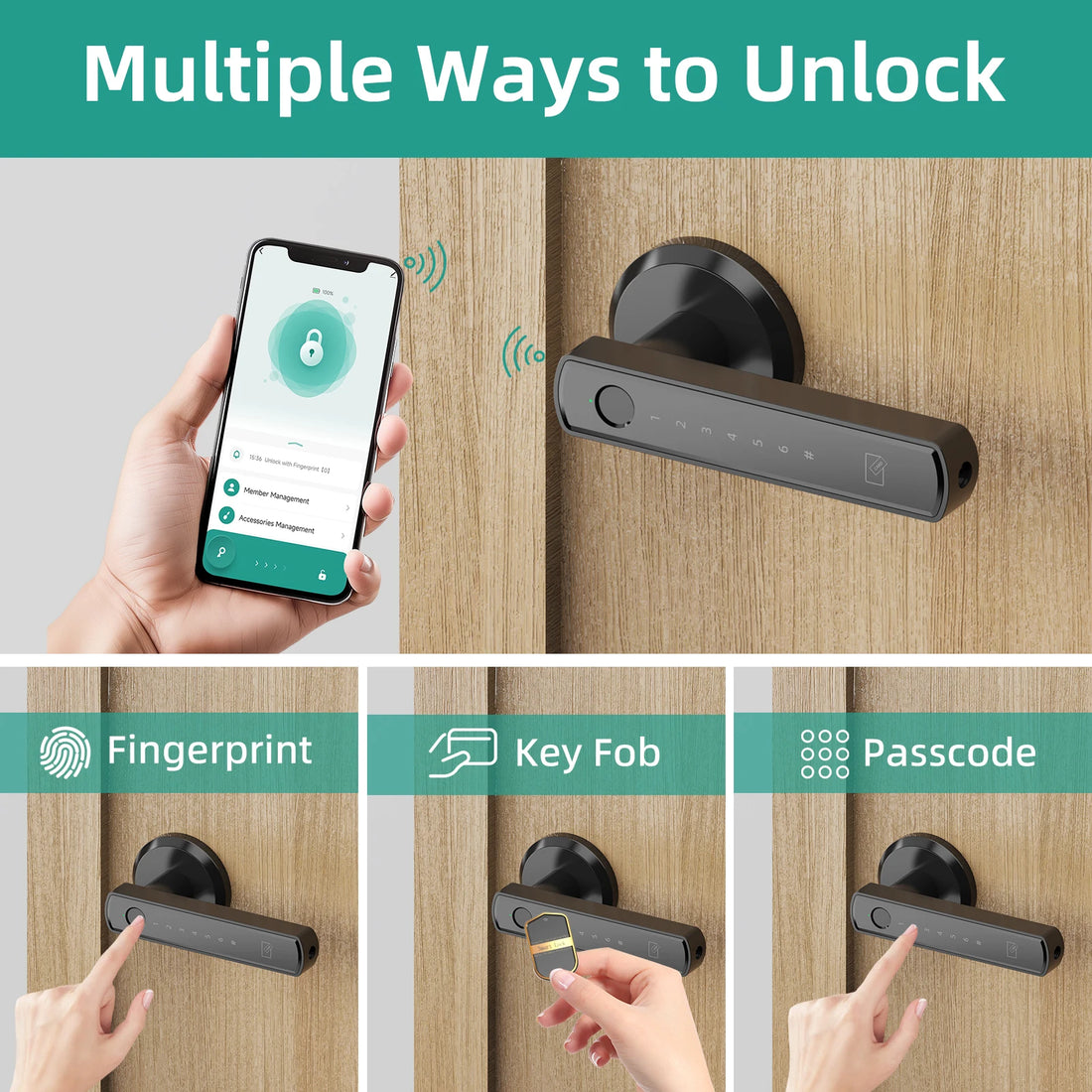 Viladepot Smart Fingerprint Door Lock