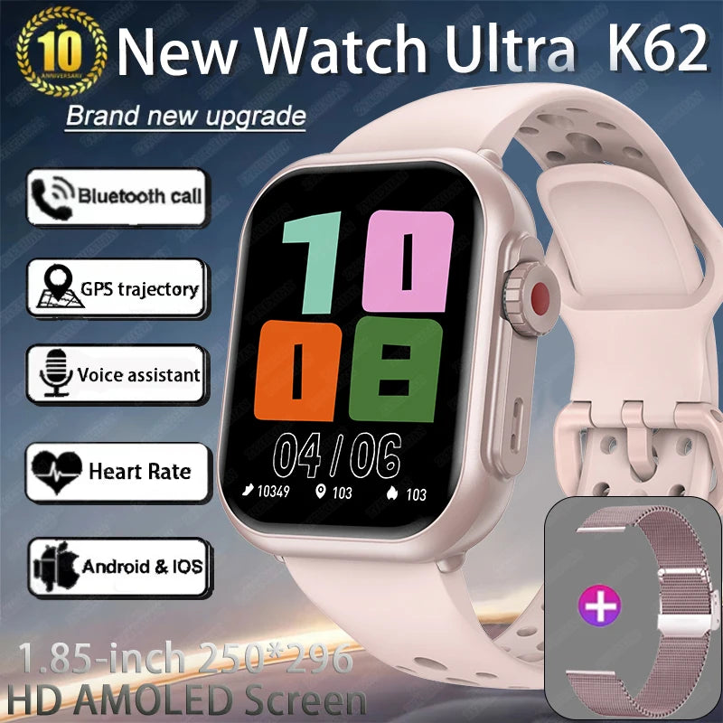Smartwatch Ultra 2 – 1.85" HD Touch Screen