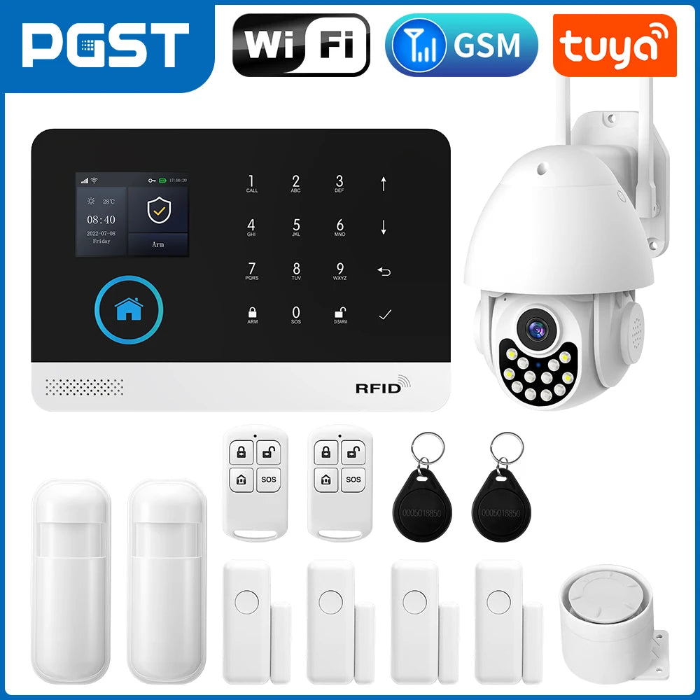 PGST 103 4G WiFi GSM Home Security System