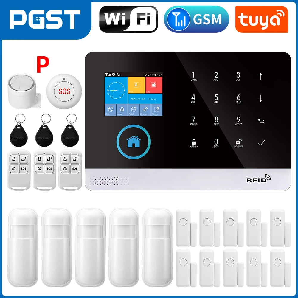 PGST 103 4G WiFi GSM Home Security System