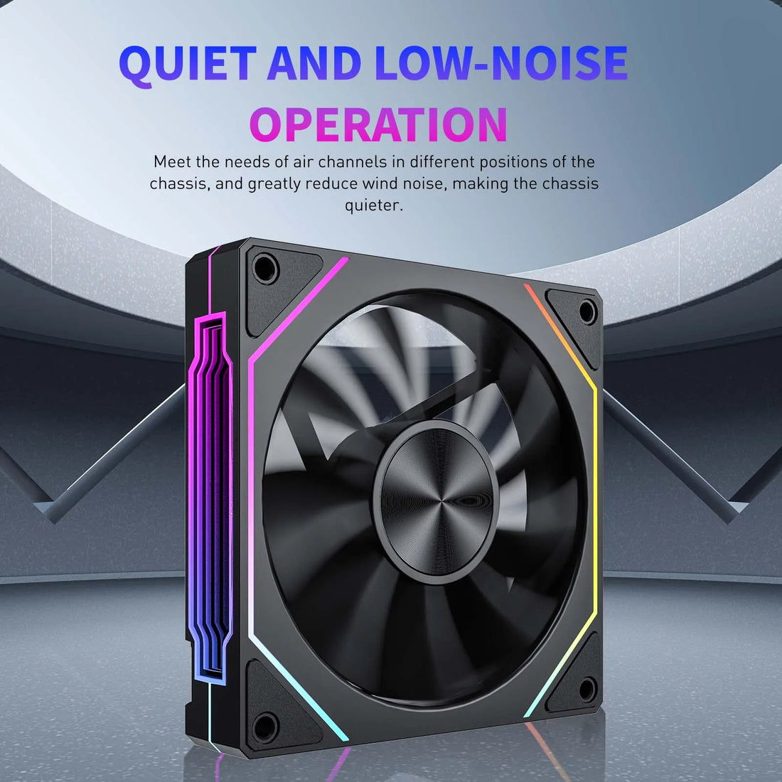 LDPCSJ PRISM 5 PRO 120mm ARGB PWM Computer Cooling Fan