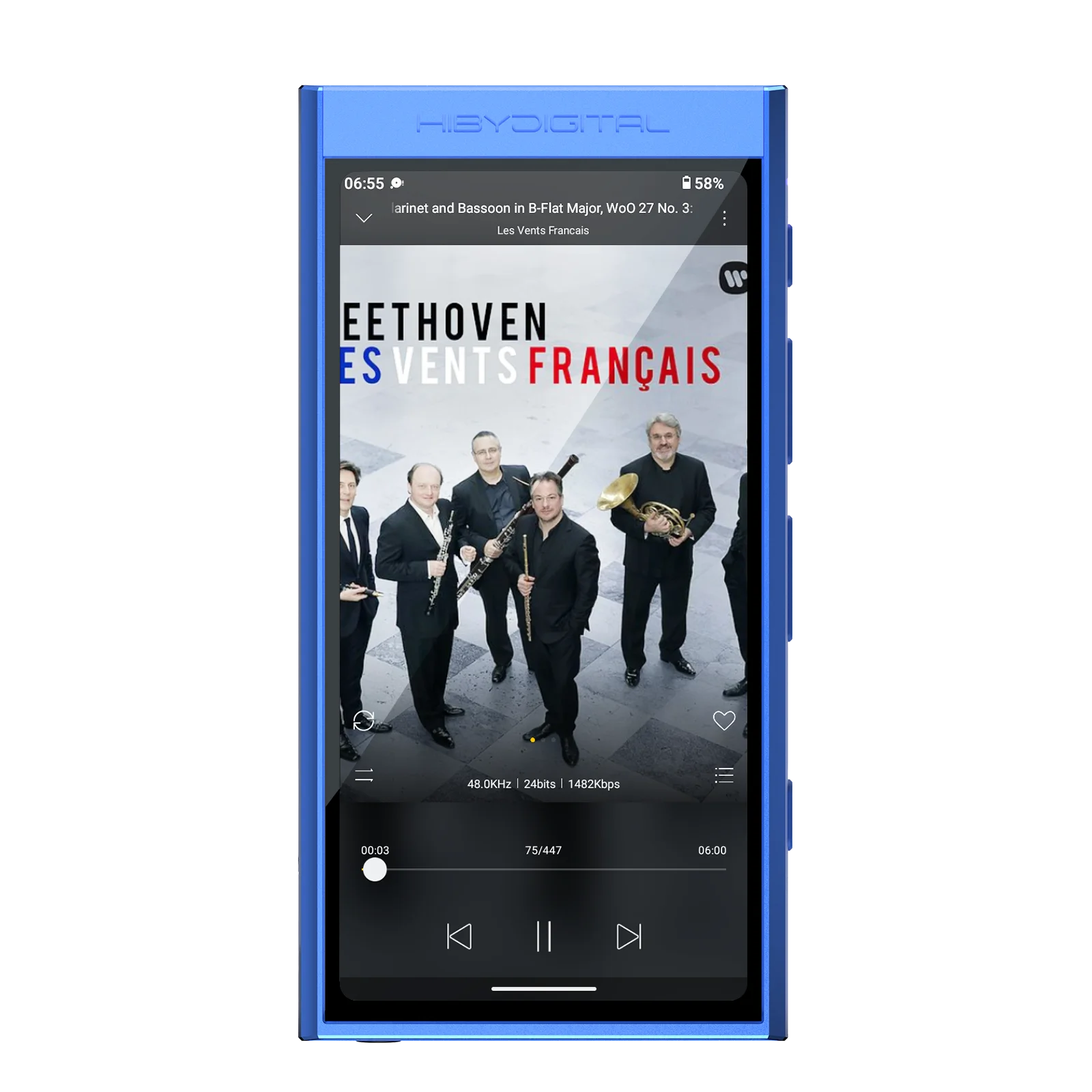 HiBy M300 Android 13 HiFi Music Player