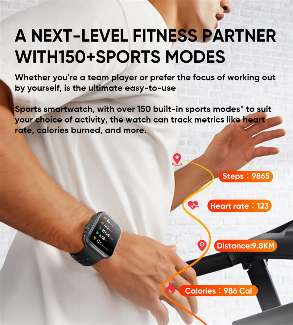 Smartwatch Ultra 2 – 1.85" HD Touch Screen
