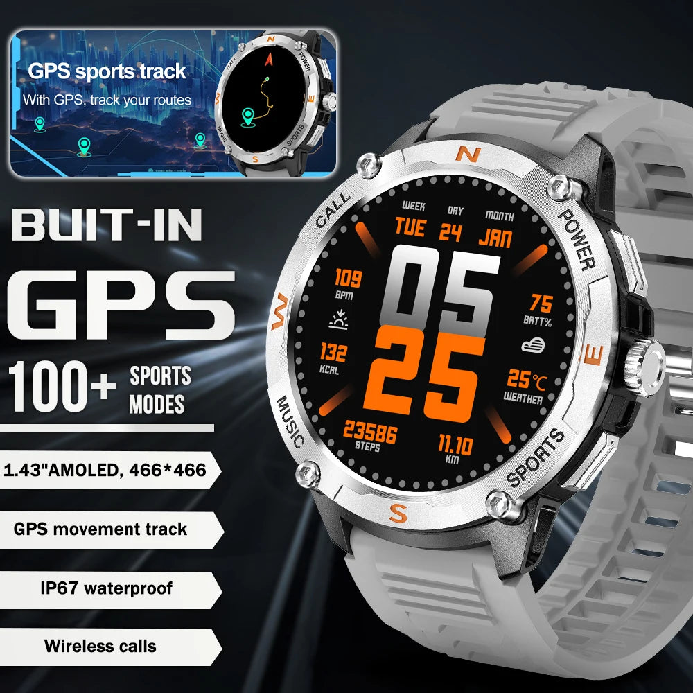 Outdoor Smart Watch – 5 Satellite GPS