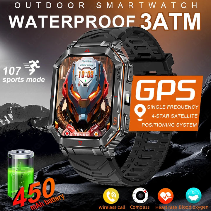 LIGE Men’s Outdoor Smart Watch