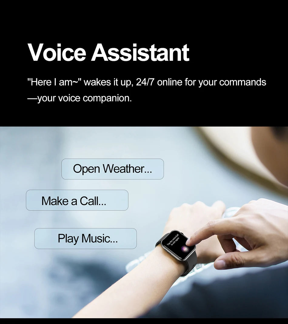 2025 Smart Watch – Full Touch, Bluetooth Call