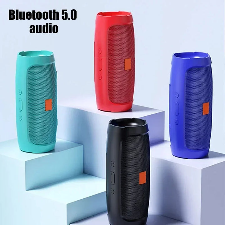 Portable Bluetooth Subwoofer Speaker with FM Radio and Waterproof Design