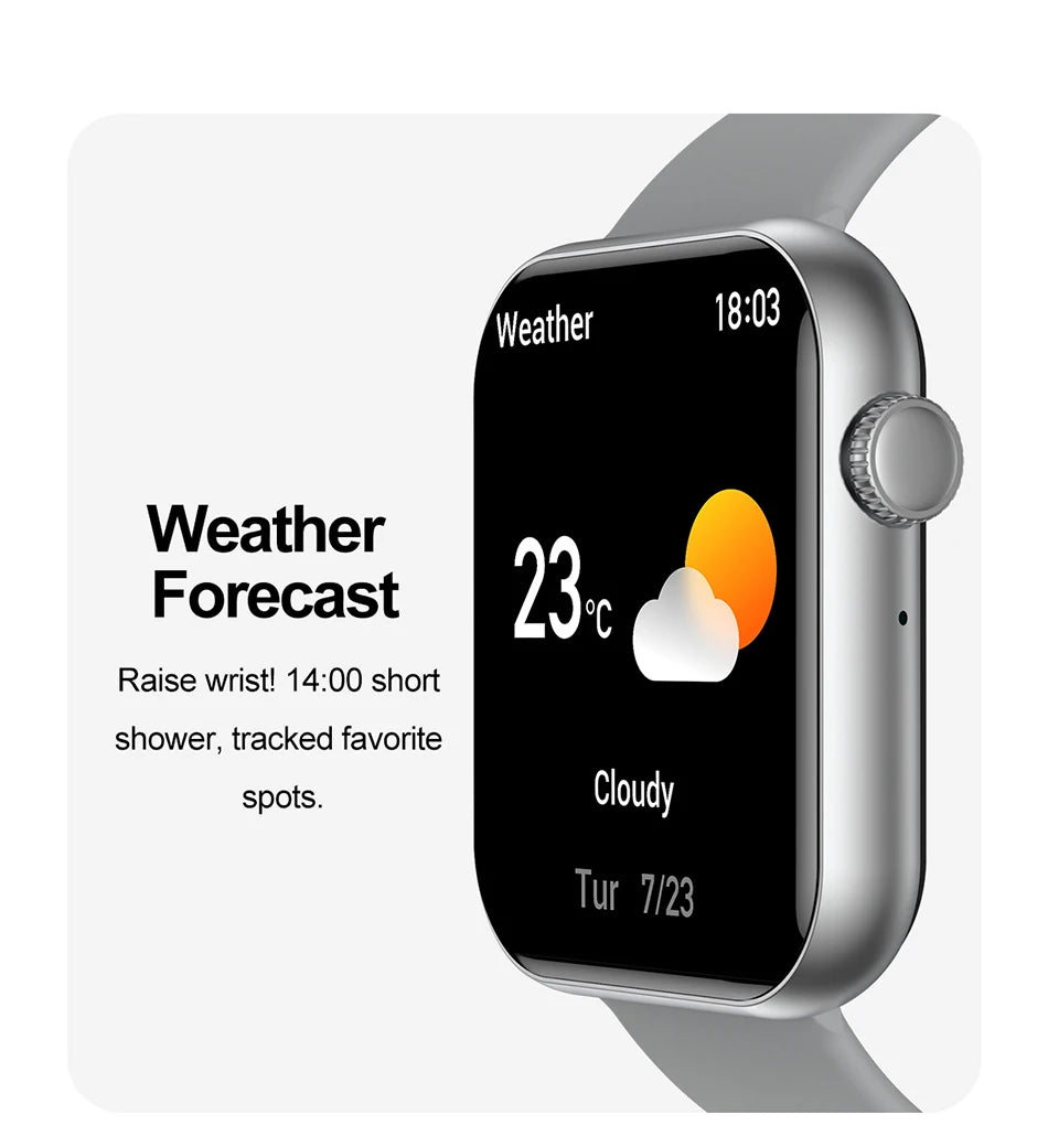 2025 Smart Watch – Full Touch, Bluetooth Call