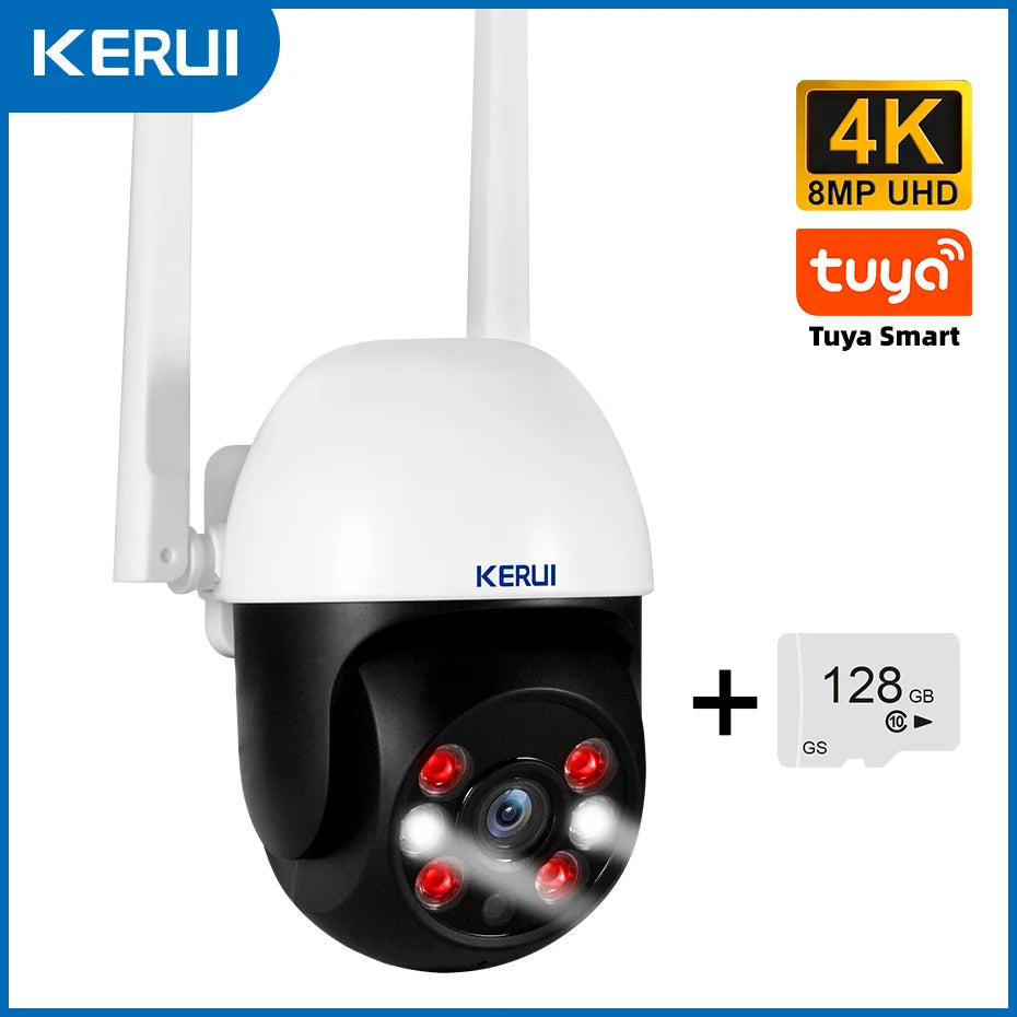 KERUI 4K Dual Lens PTZ WiFi Camera