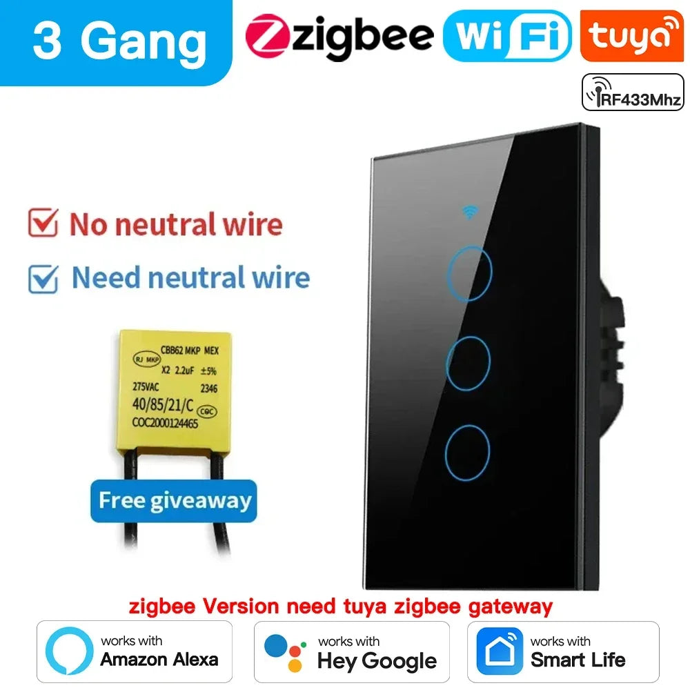 TNCE Tuya WiFi Zigbee Smart Wall Switch