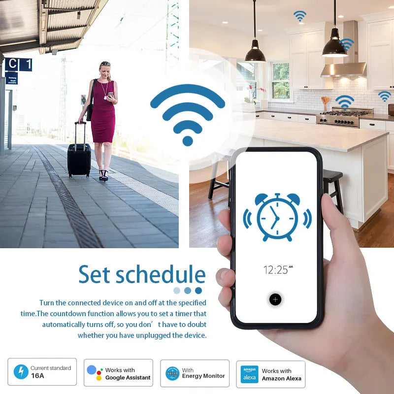 TUYA Smart WiFi/Zigbee Plug EU