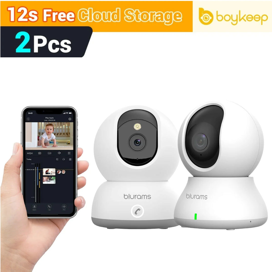 Blurams 2K Baby Monitor Camera