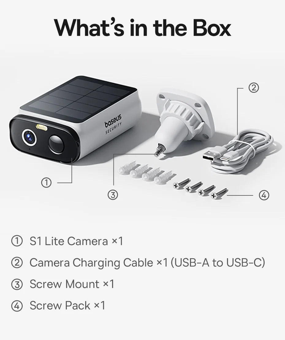 Baseus S1 Lite Solar Security Camera