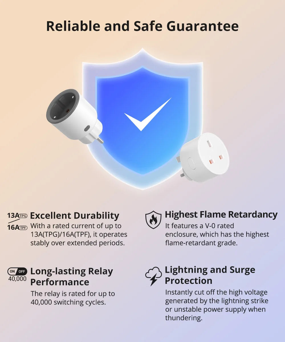 SONOFF S60ZB Zigbee Smart Plug EU/UK