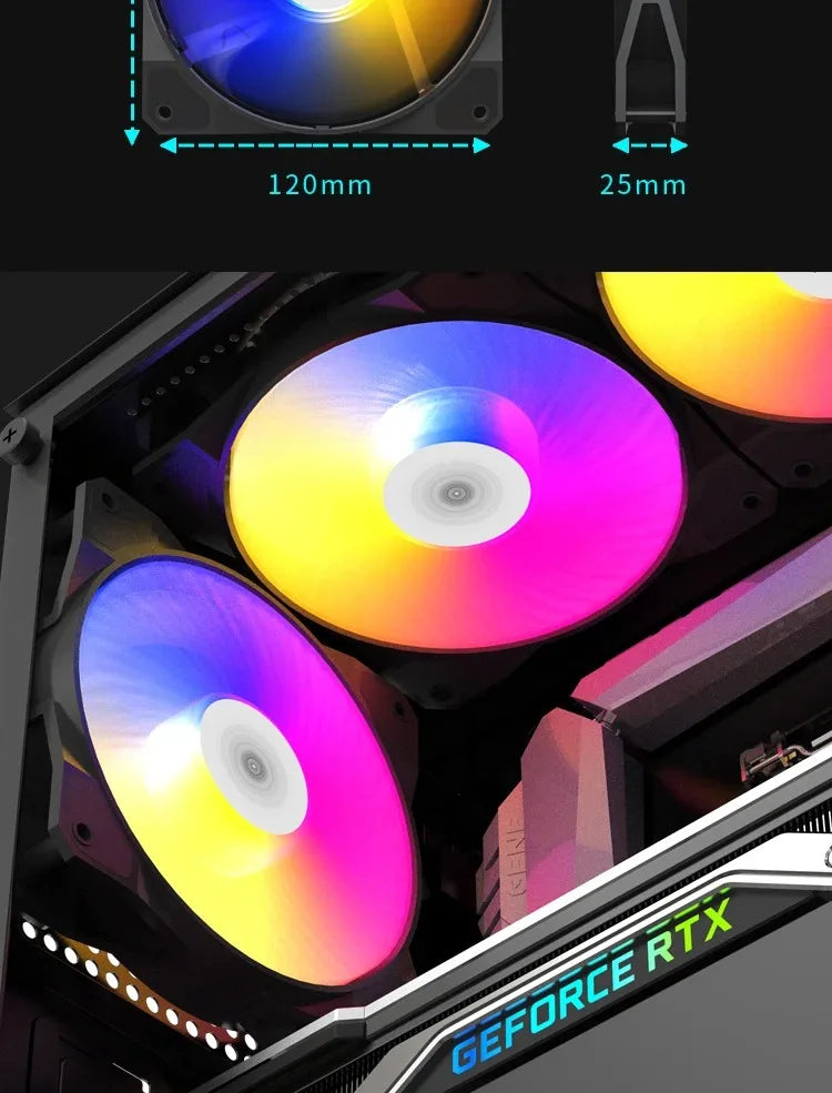TEUCER P16 RGB 120mm PC Case Fan