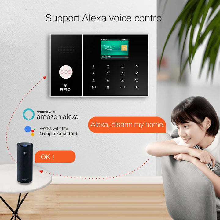 PGST WiFi GSM Smart Home Alarm System with Tuya App