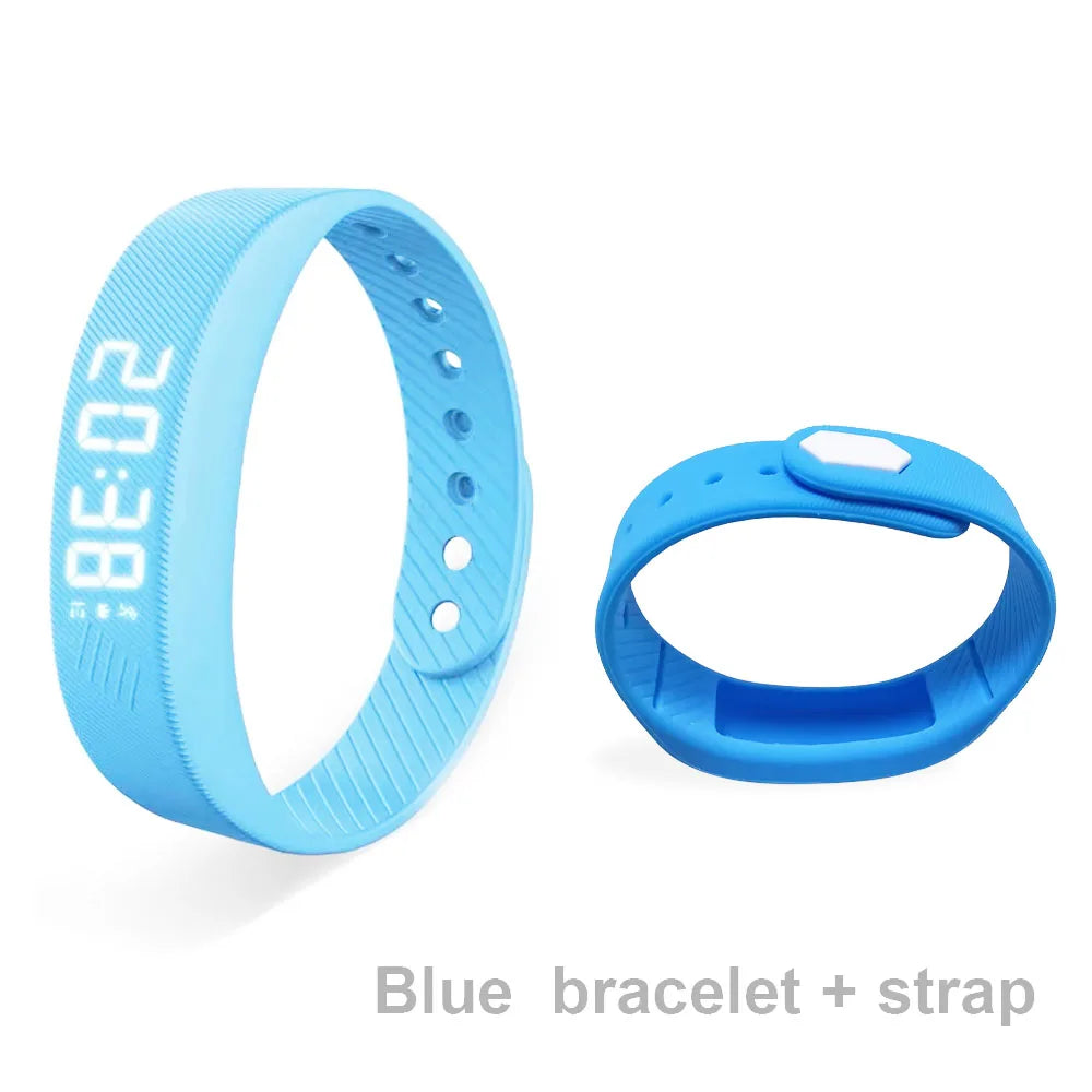 LED Smart Bracelet – Waterproof Fitness Band with Pedometer