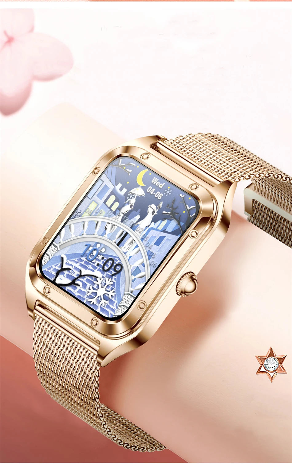LIGE Women’s Smart Watch – Fashion Bracelet