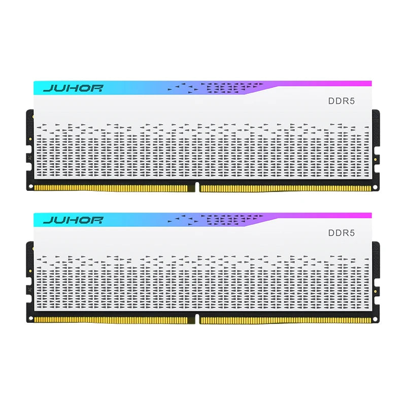 JUHOR RGB DDR5 RAM 16GB 6000/6400MHz PC5 Desktop Memory Module