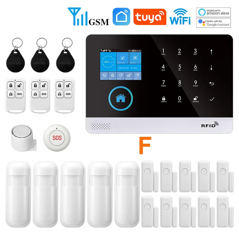 MULO PG103 Smart Home Alarm System WiFi GSM 433MHz