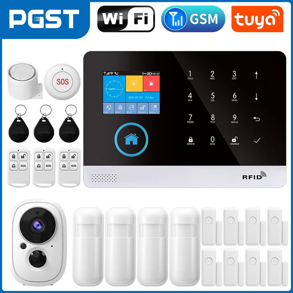 PGST 103 4G WiFi GSM Home Security System