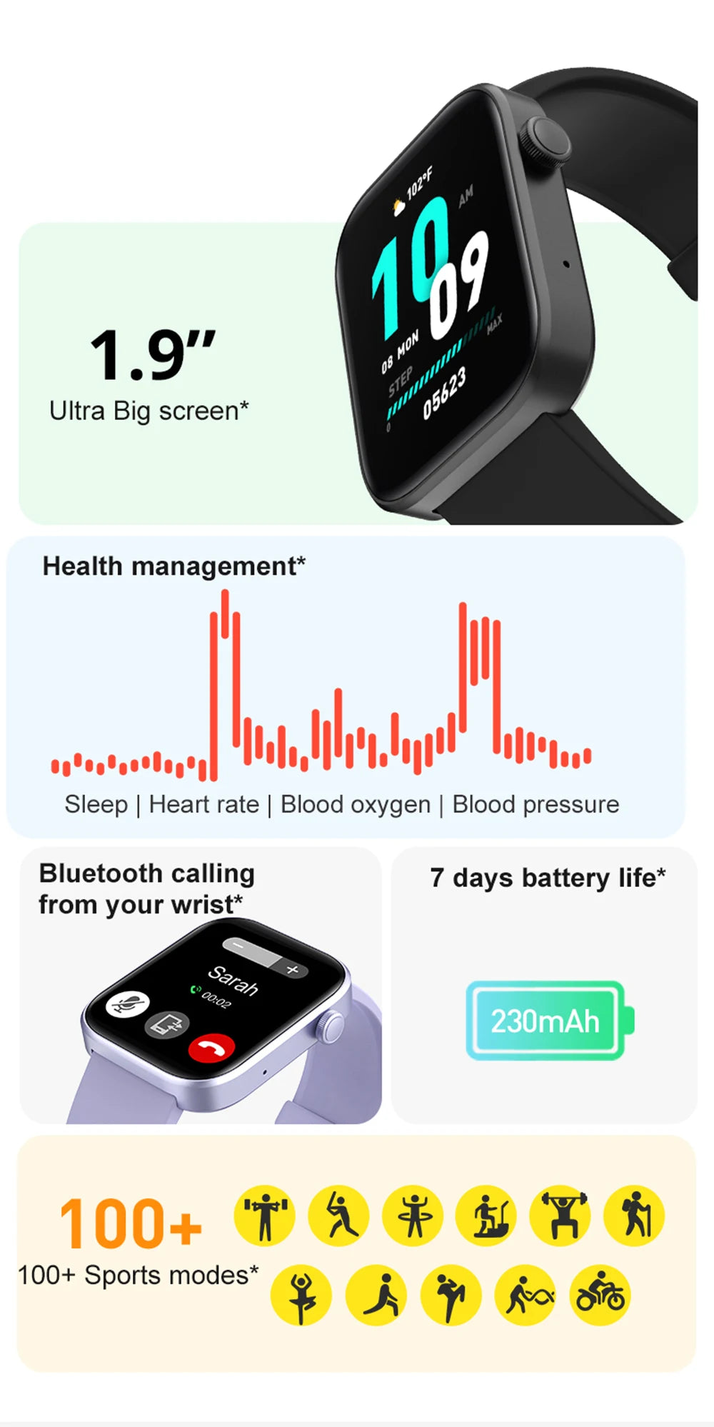COLMI P71 Smart Watch – Bluetooth Calling