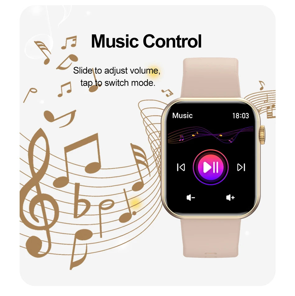 2025 Smart Watch – Full Touch, Bluetooth Call