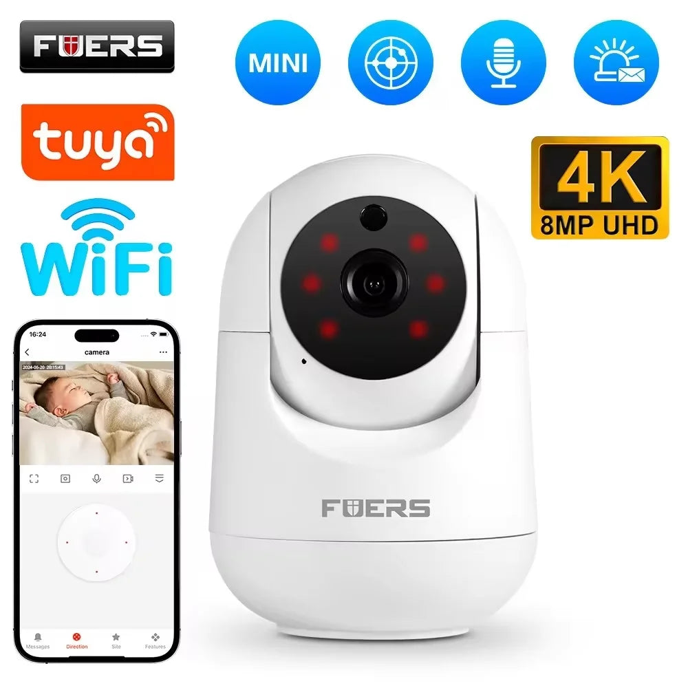 Fuers 4K 8MP Indoor WiFi IP Camera