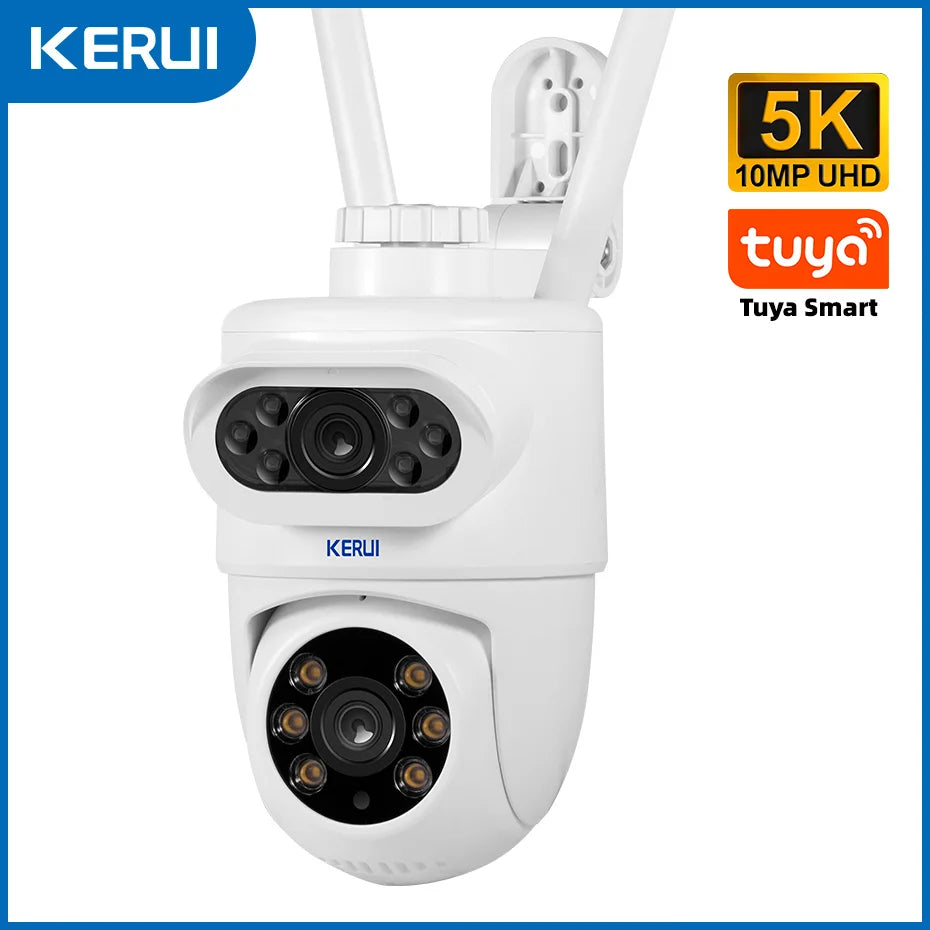 KERUI 4K Dual Lens PTZ WiFi Camera