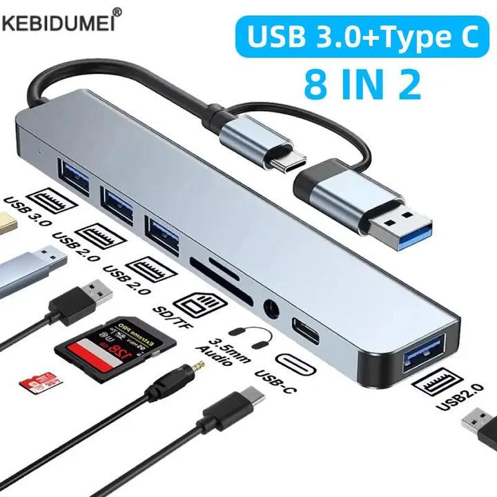 USB-C 3.0 Multiport Adapter Hub