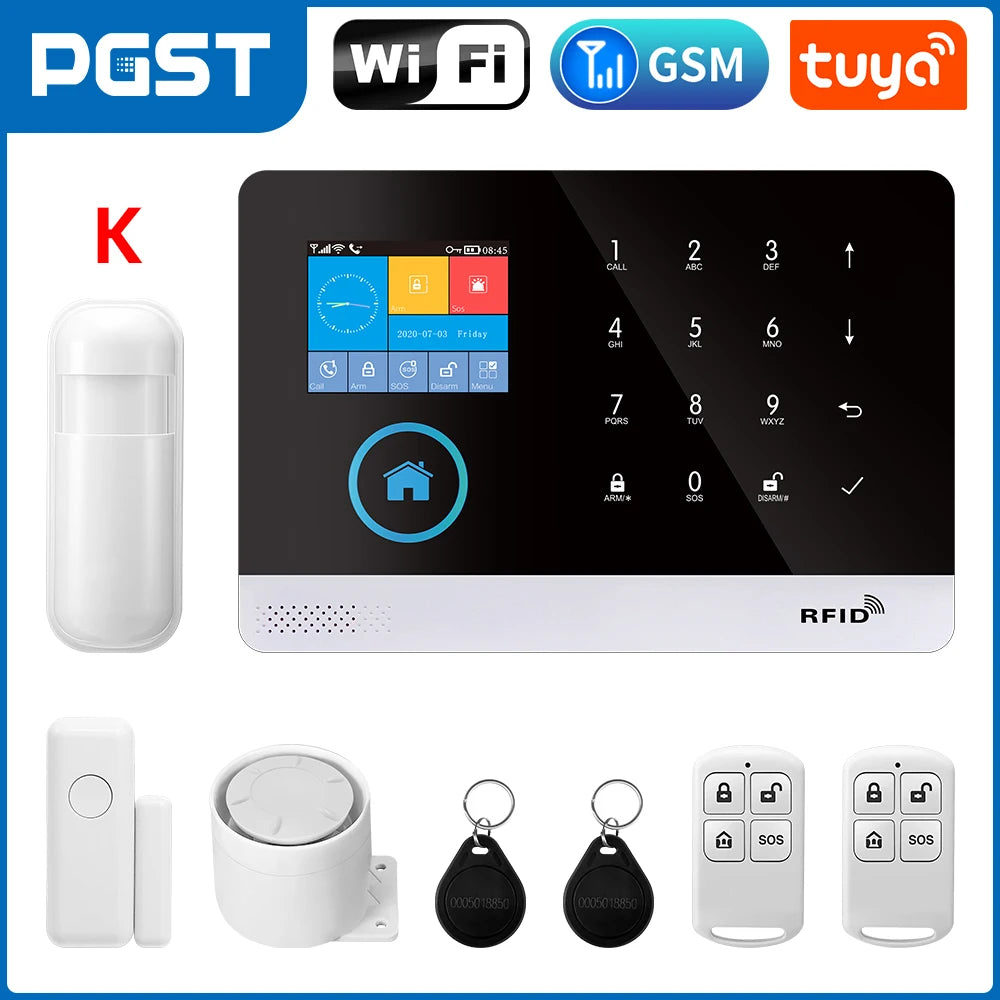 PGST 103 4G WiFi GSM Home Security System