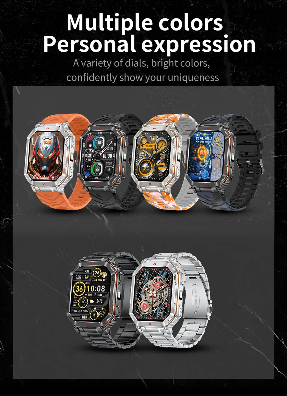 LIGE Men’s Outdoor Smart Watch