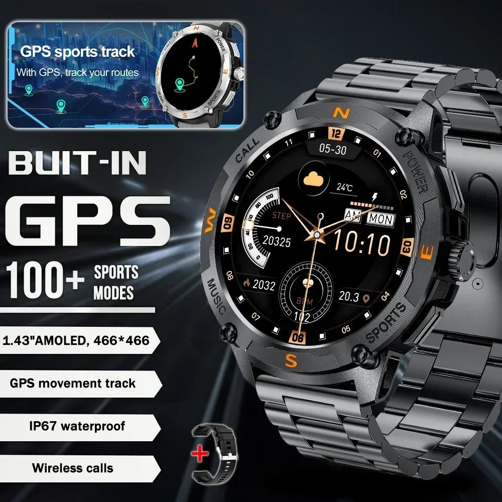 Outdoor Smart Watch – 5 Satellite GPS