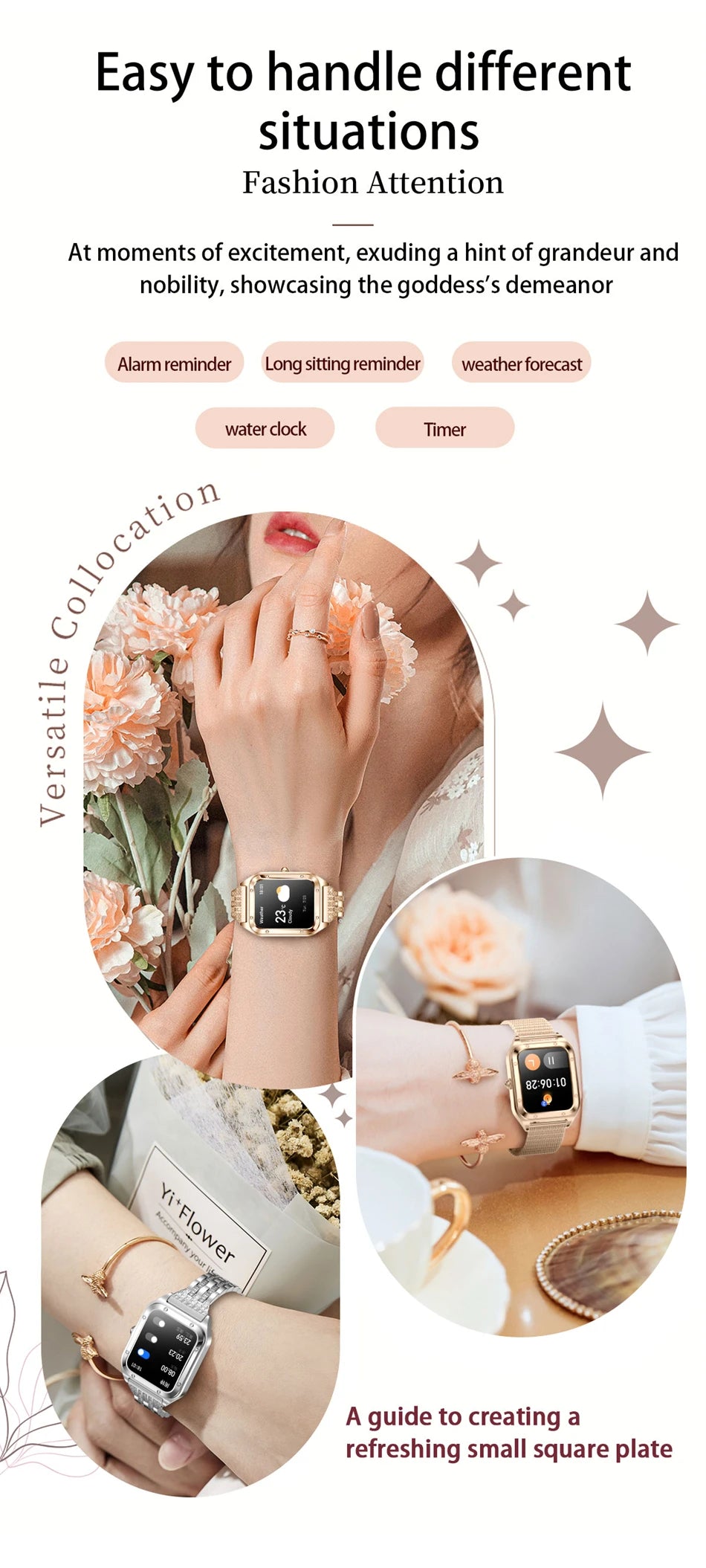 LIGE Women’s Smart Watch – Fashion Bracelet